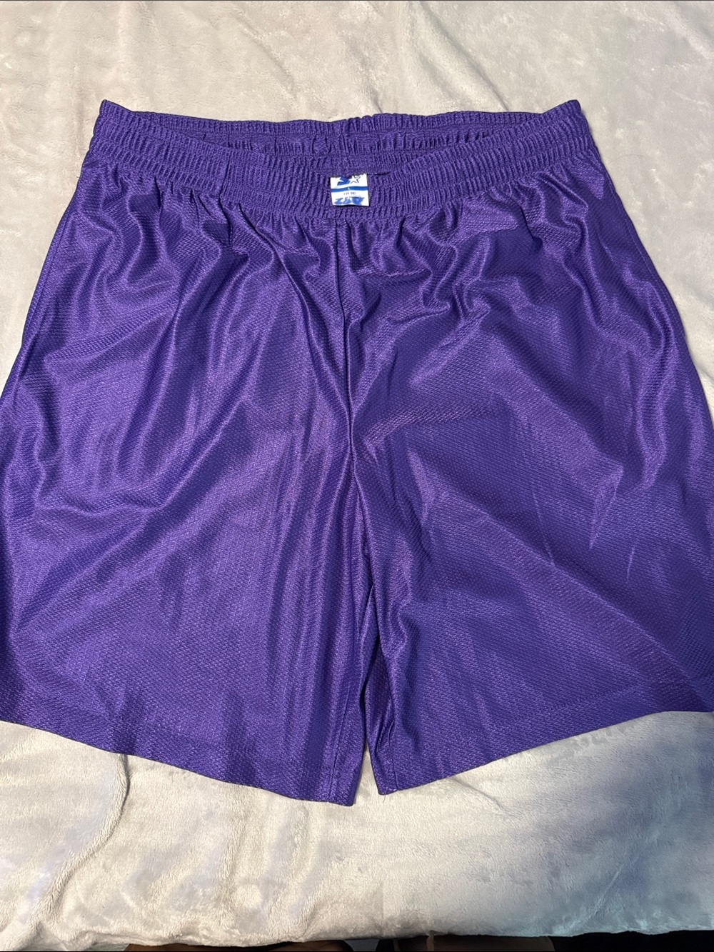 Starter L 36-38 Men's Athletic Mesh Shorts - Purple